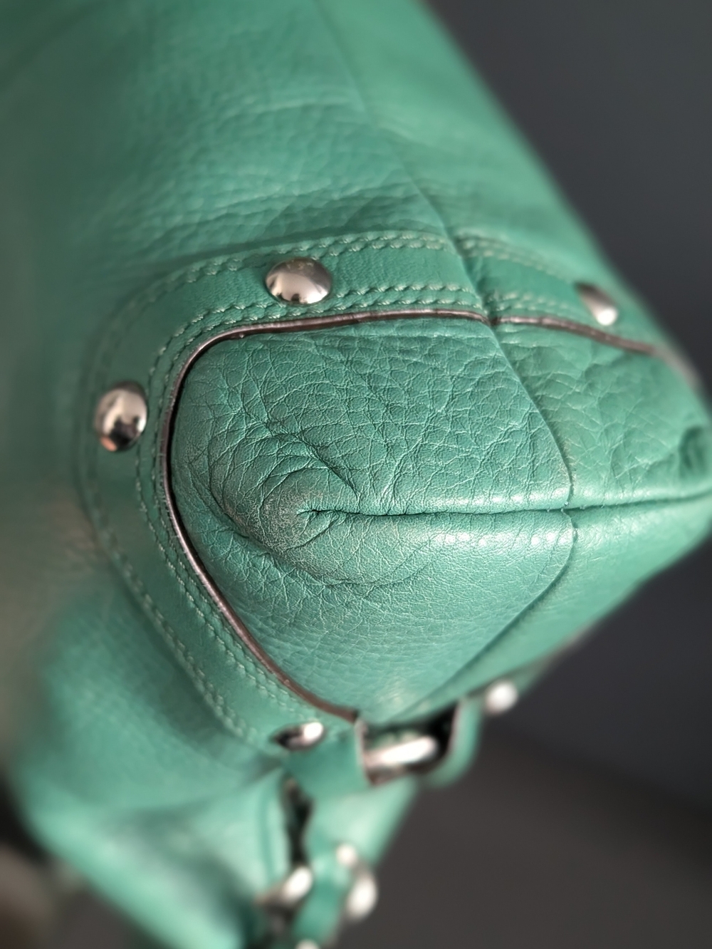 Coach Carly Mint Green Leather Bag - COA INCLUDED - Style F15251 - Picture 12 of 14